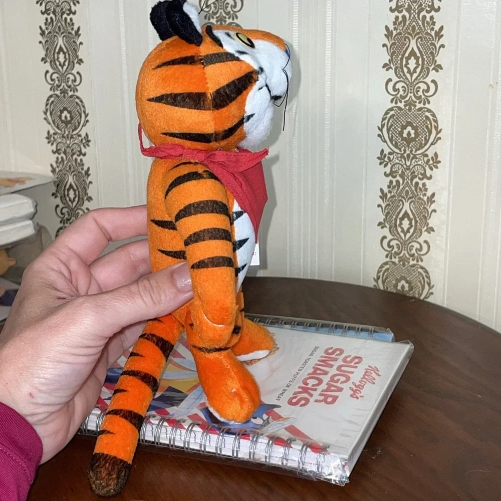 Vintage Set Kellog's Cereal Items | Hardcover Bound Notebooks & Tony Tiger Plush